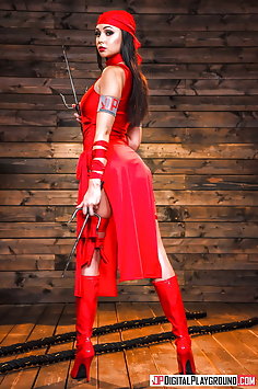 Ariana Marie as Elektra fucks Daredevil | Digital Playground Parody - image 