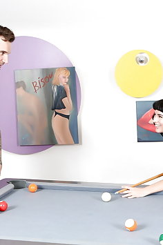 Olive Glass plays strip pool with stepbrother | Pimp.XXX Family - image 