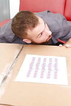 Sexy gift Isabella Nice jumps out of box | Pimp.XXX Petite - image 