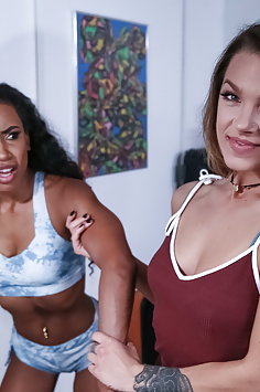 Eveline Stone shares stepbrother with his black girlfriend Demi Sutra aka Ajaa Xxx | SisLovesMe - image 