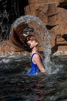 Wet teen Danni Rivers fucks BBC by pool | Babes: Black is Better - image 