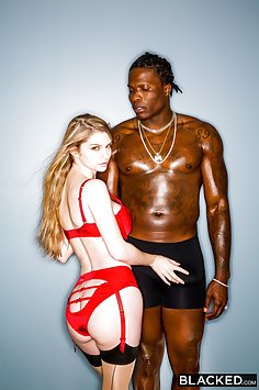 Bunny Colby interracial fuck with BBC Louie Smalls | Blacked - image 