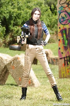  Angelina Diamanti fucks during paintball afternoon | RealityKings: RK Prime - image 