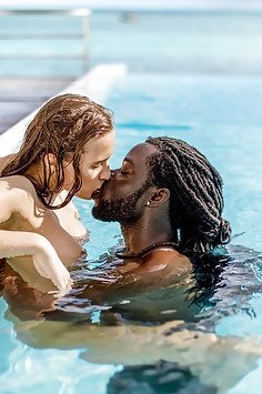 Stacy Cruz interracial beach fuck | Blacked - image 