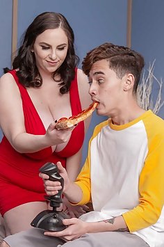 BBW Milly Marks titty fucks big dick teen | Brazzers Exxtra - image 